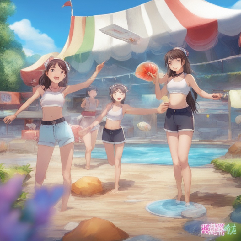 夏日狂欢！解锁灵石最酷炫的游泳胜地！